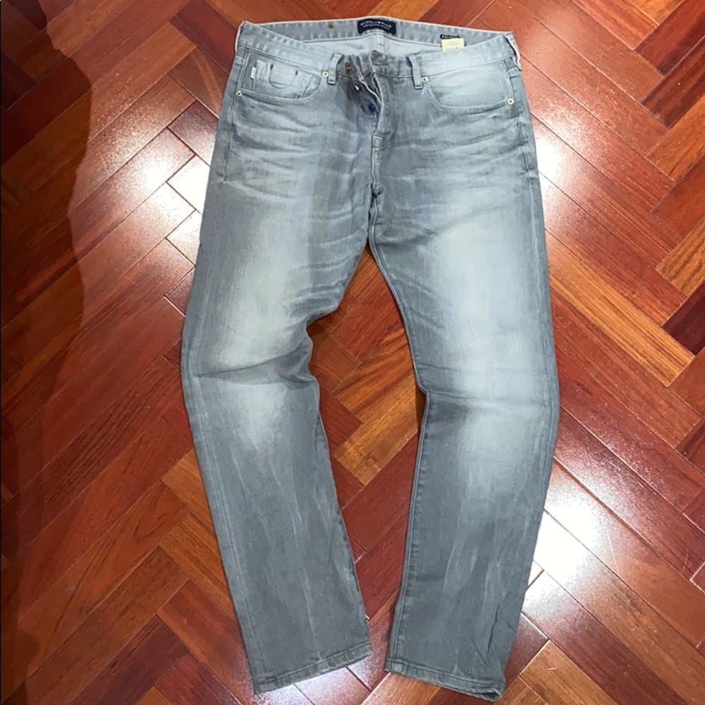 Men’s Scotch & Soda grey jeans - size 34/32